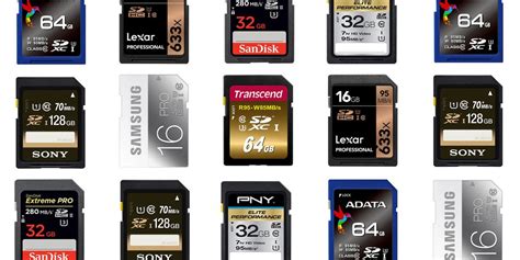 Tips for Selecting the Best SD Memory Cards for .